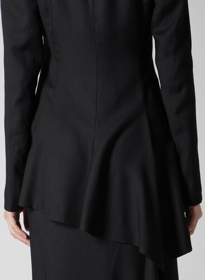 VISCOSE TWILL R LONG STAND C JACKET