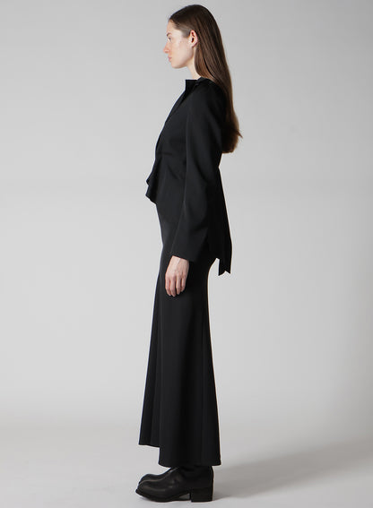 GABARDINE TUCK D SHORT JACKET