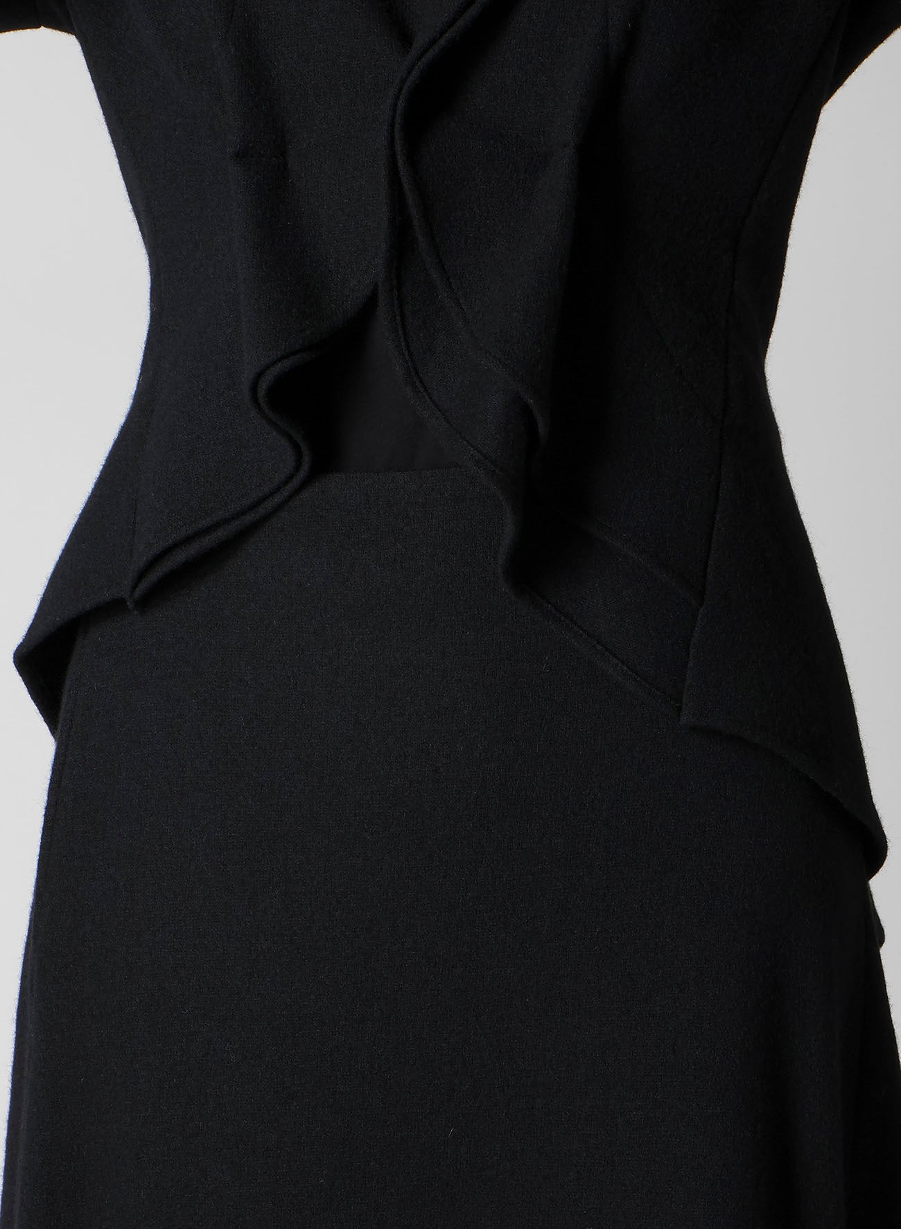 SOFT WOLLEN 1/14 TUCK D SHORT JACKET