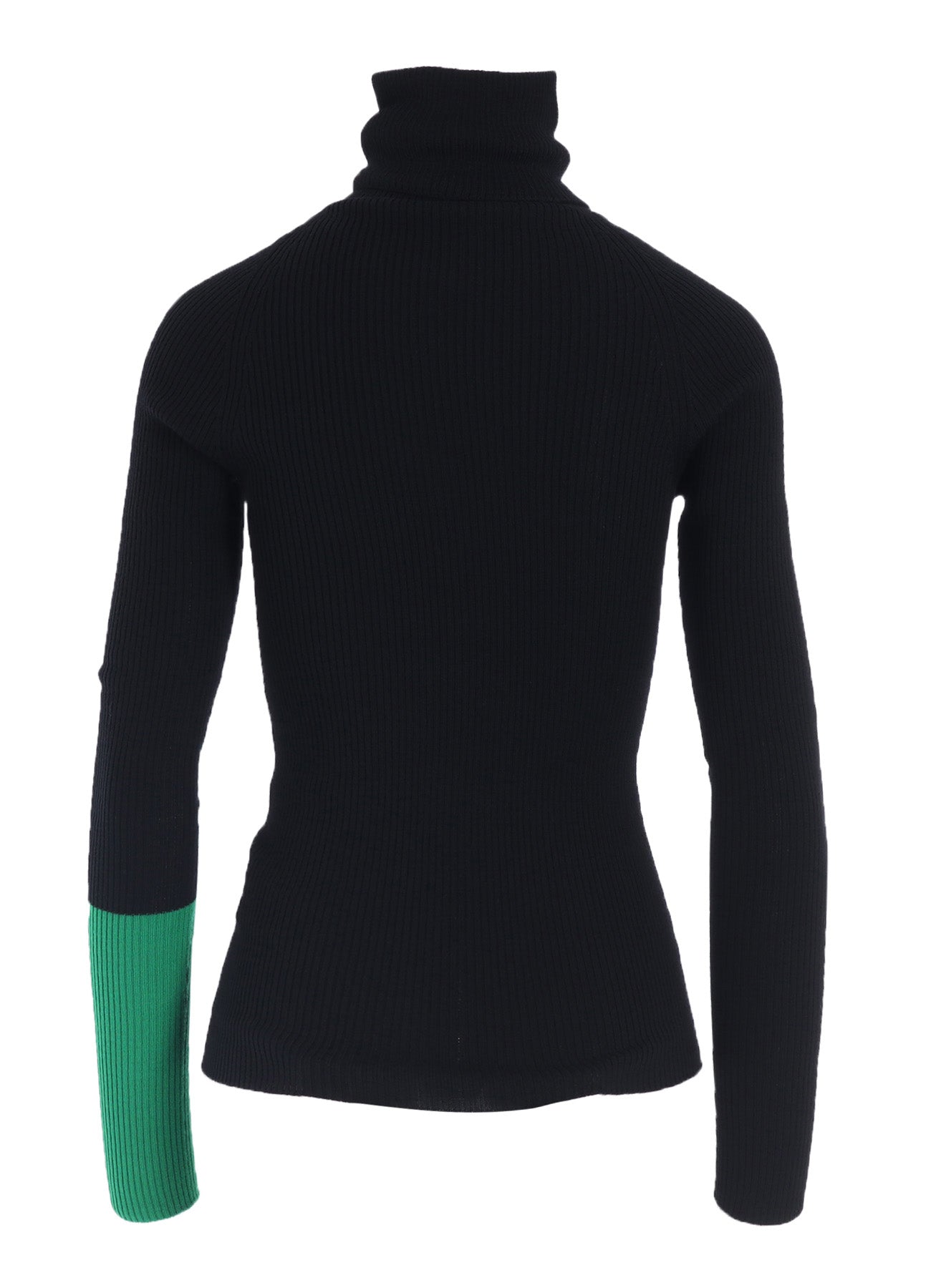 RIB COLOR COMBI HIGH NECK PO