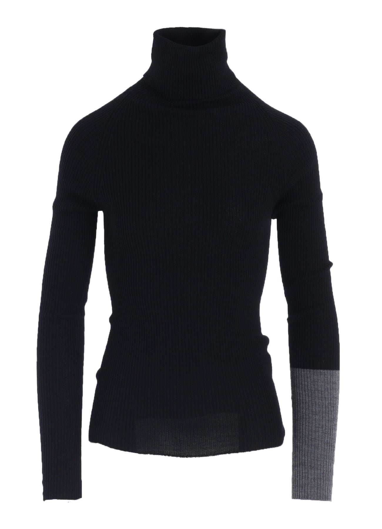 RIB COLOR COMBI HIGH NECK PO