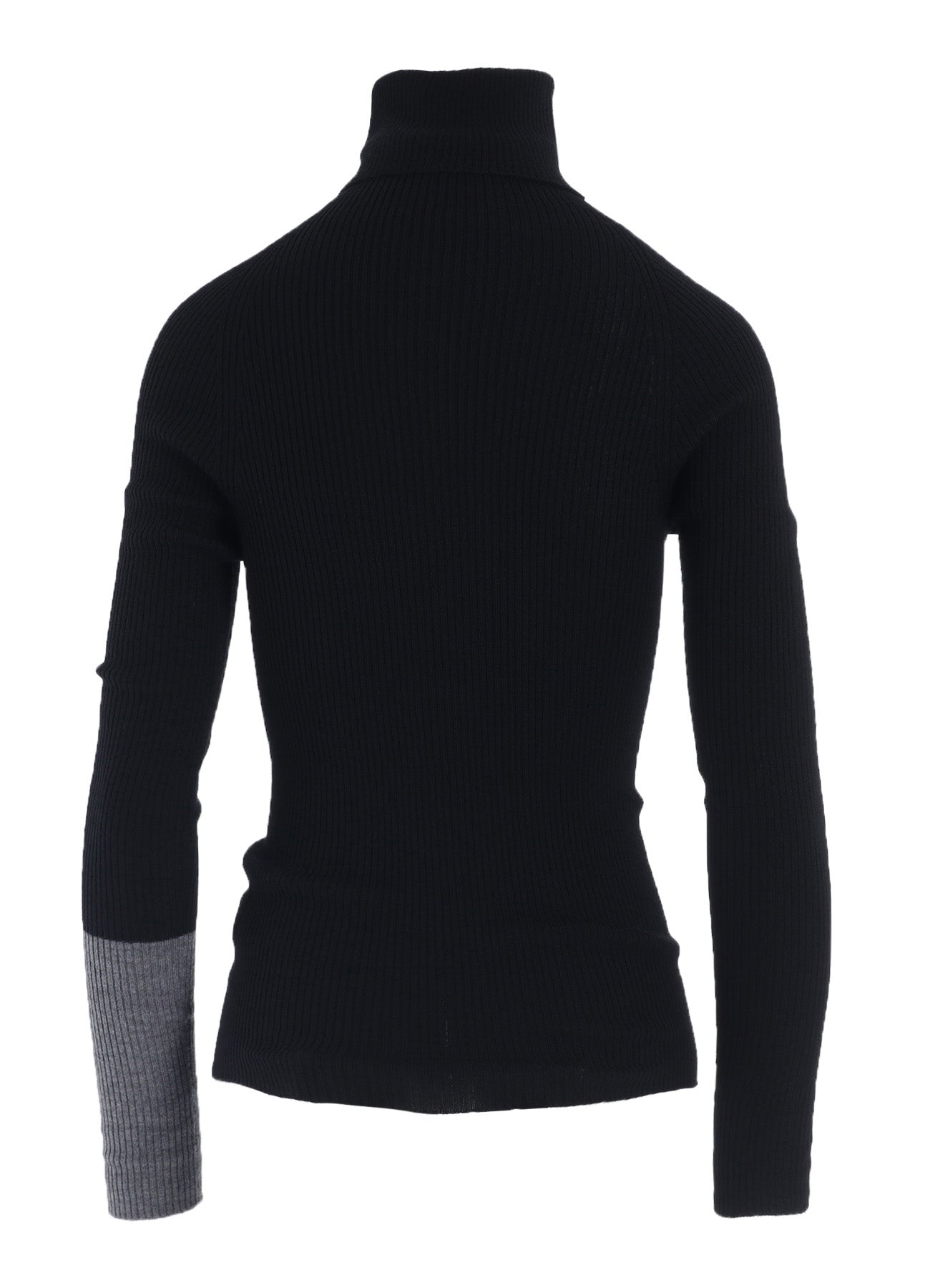 RIB COLOR COMBI HIGH NECK PO
