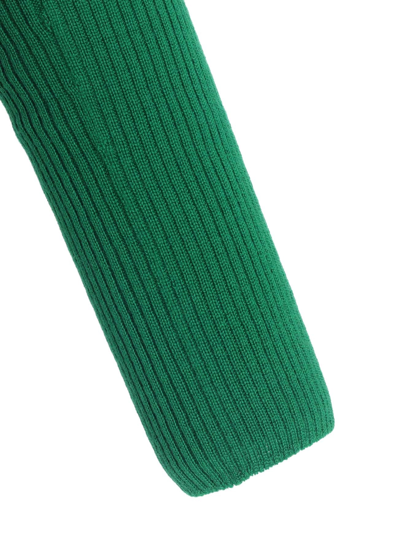 RIB COLOR COMBI HIGH NECK ZIP CD
