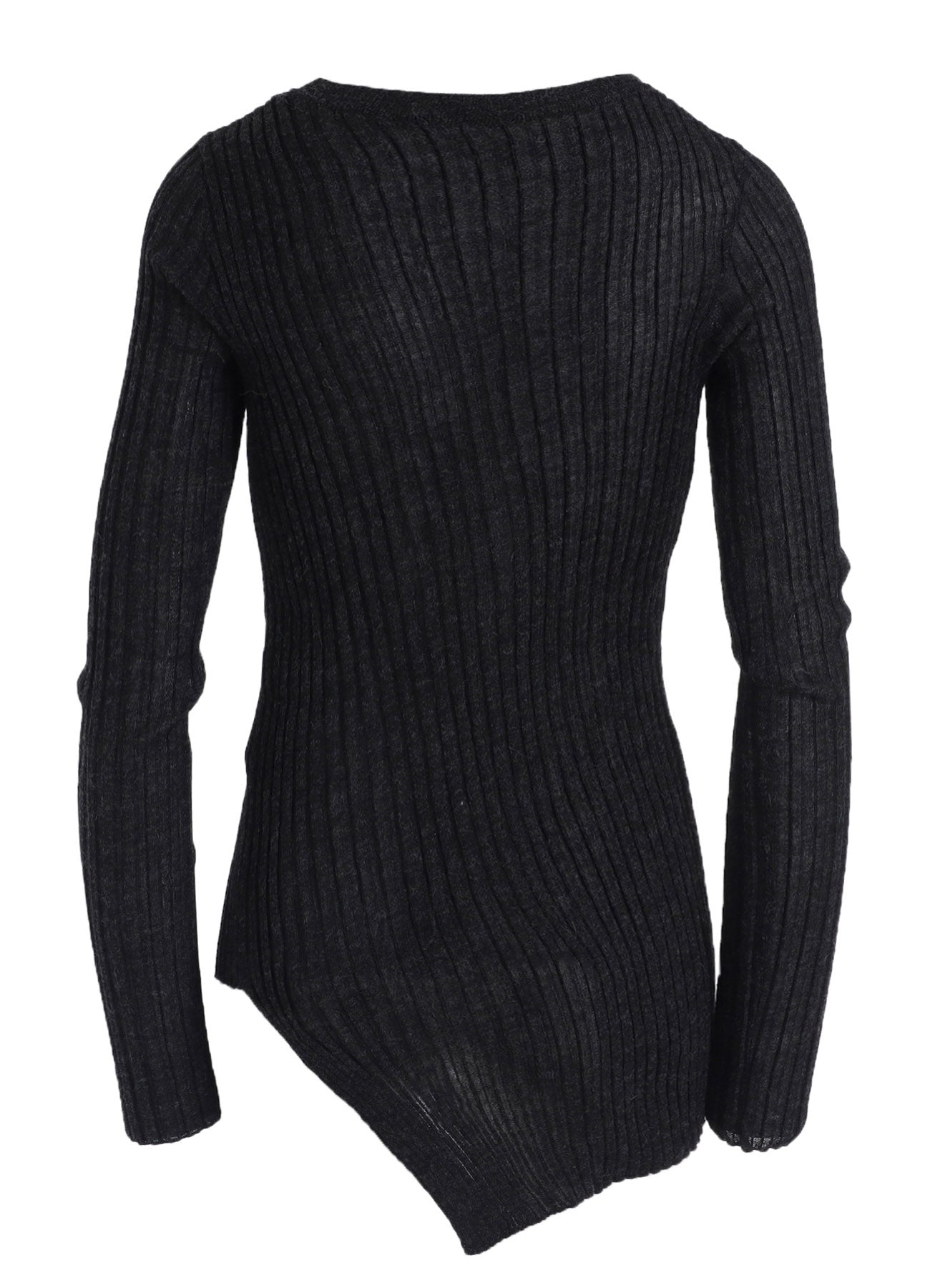 RIB DIAGONAL ROUND NECK PO