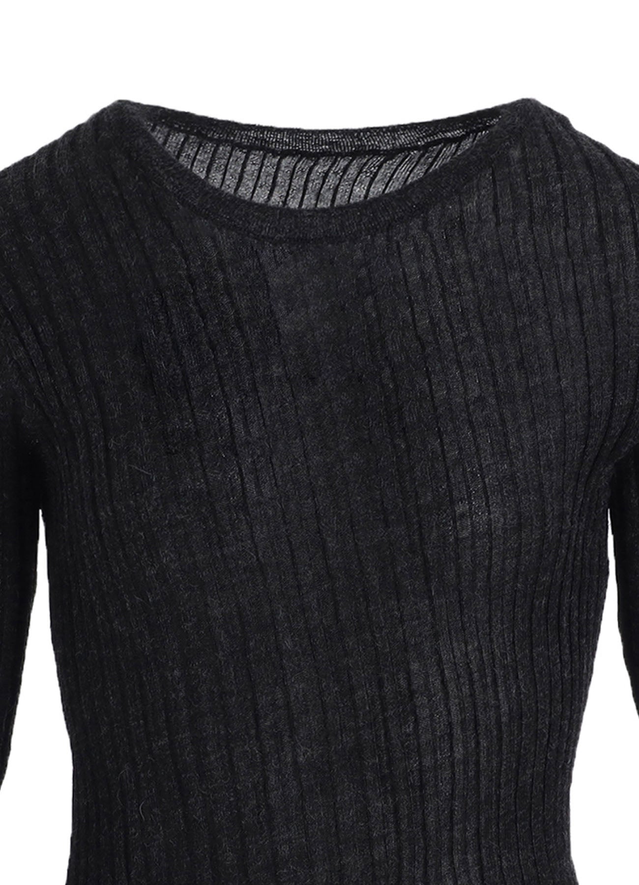 RIB DIAGONAL ROUND NECK PO