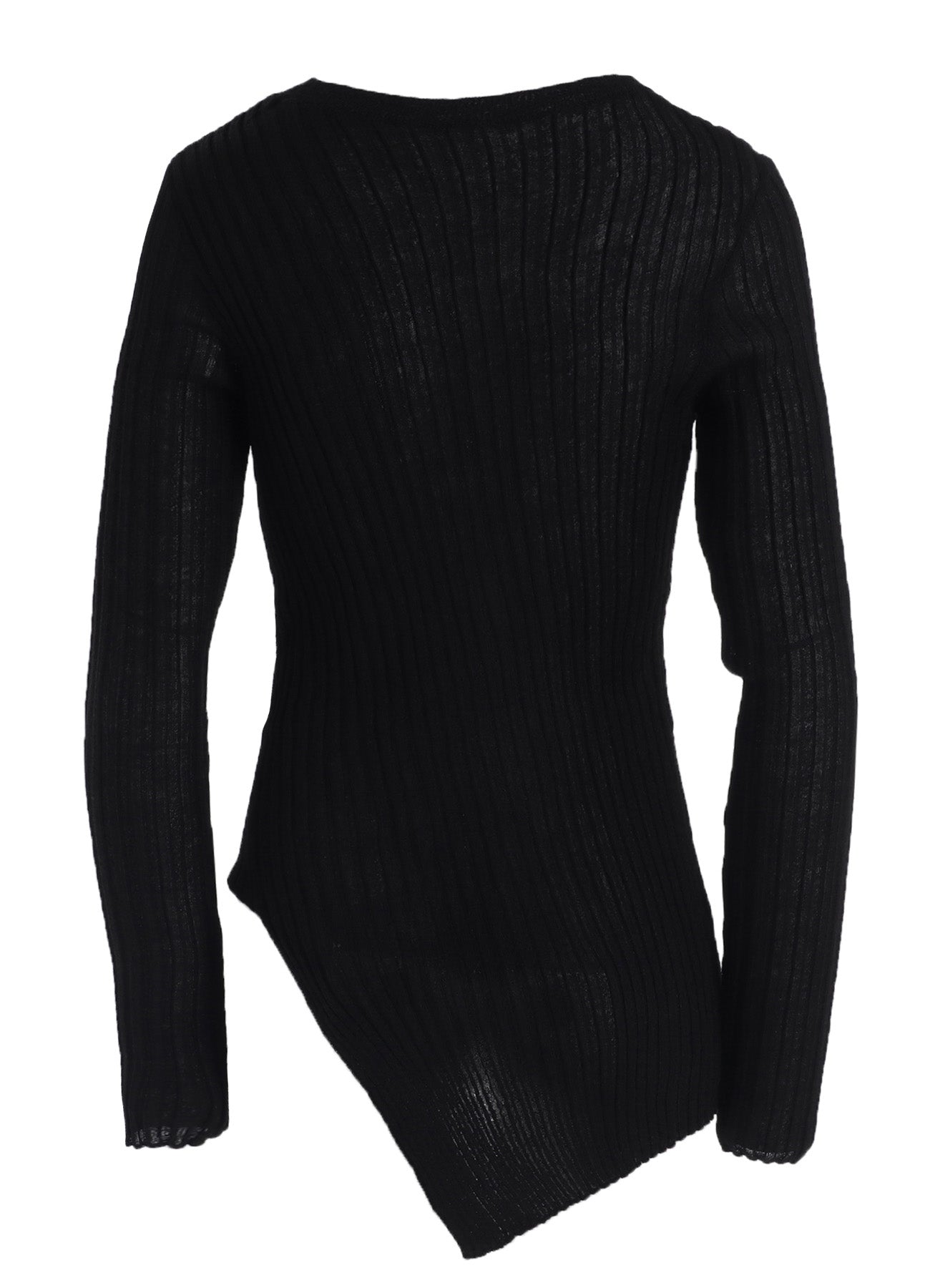 RIB DIAGONAL ROUND NECK PO