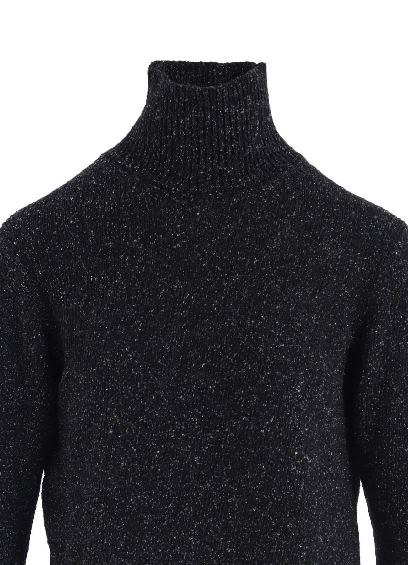 PLAIN STITCH OBLIQUE HIGH NECK PO