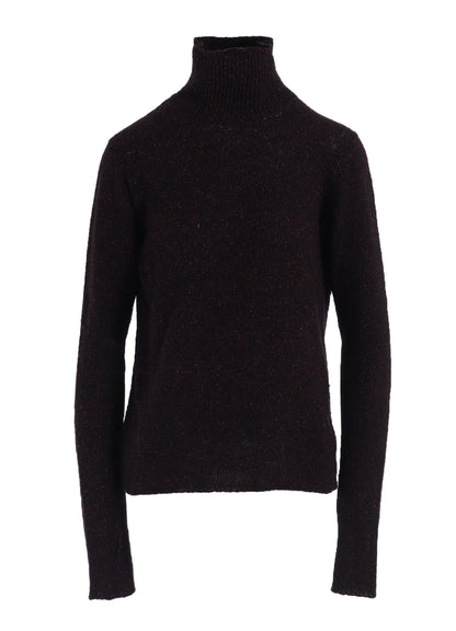 PLAIN STITCH OBLIQUE HIGH NECK PO