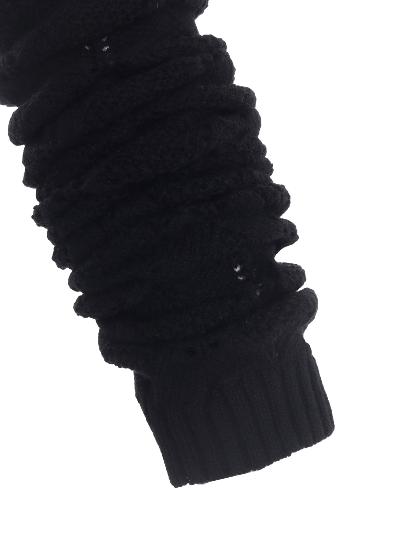 7G PLAIN STITCH LINKS CROPPED HOODIE PO W/ARM WARMERS