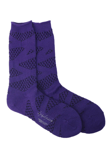 RIB W MONOFILAMENT LINE SOCKS