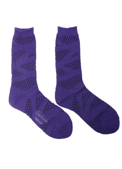 RIB W MONOFILAMENT LINE SOCKS