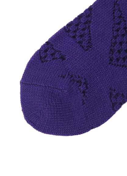 RIB W MONOFILAMENT LINE SOCKS