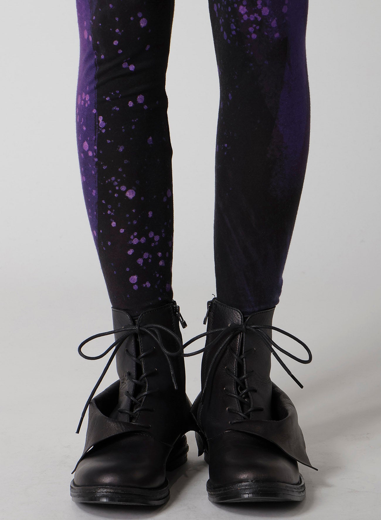 PURPLE B PATTERN BASIC LEGGINGS
