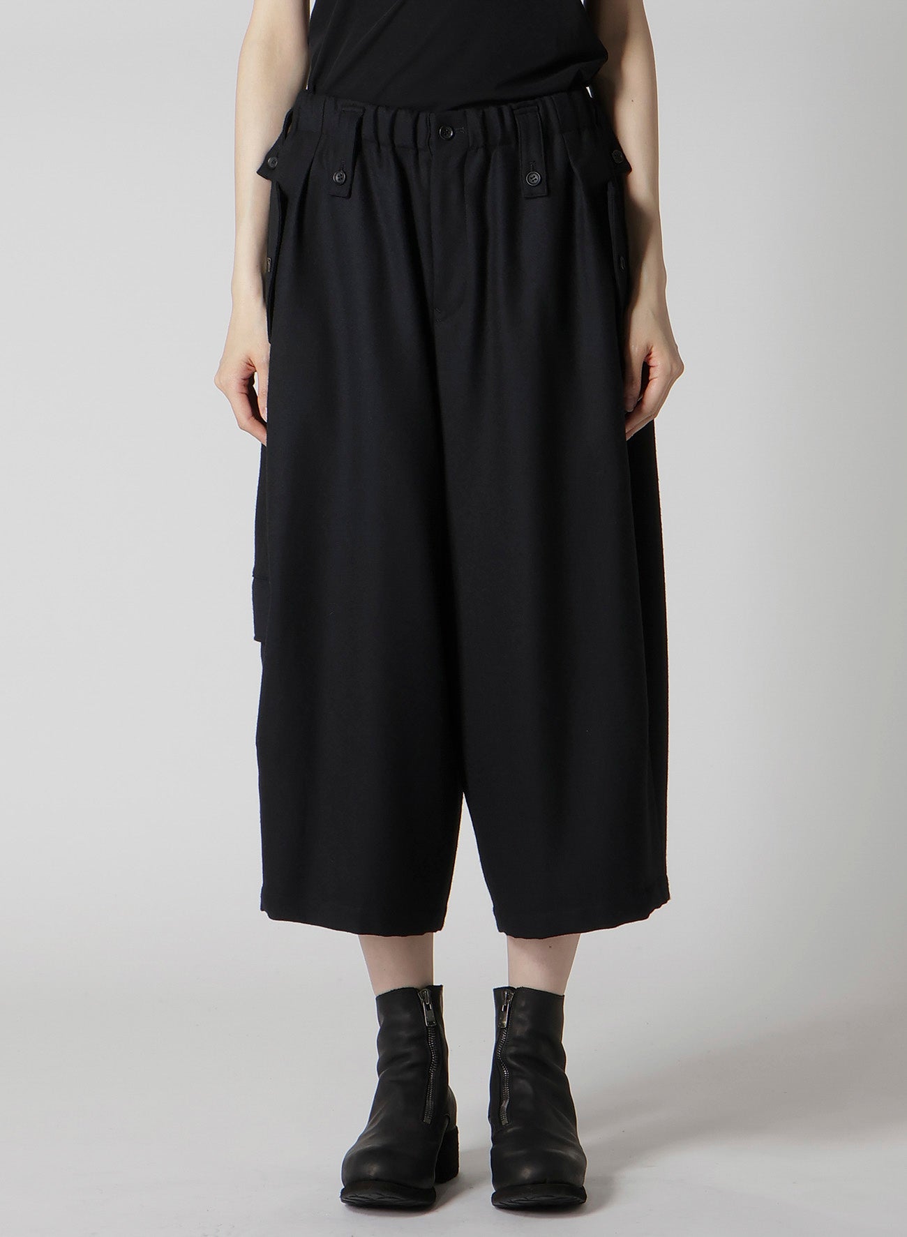 W/SAXONY FLAP D WIDE PANTS