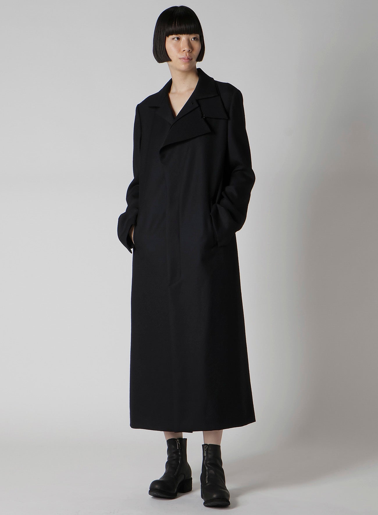 W/SAXONY FLAP D WIDE PANTS