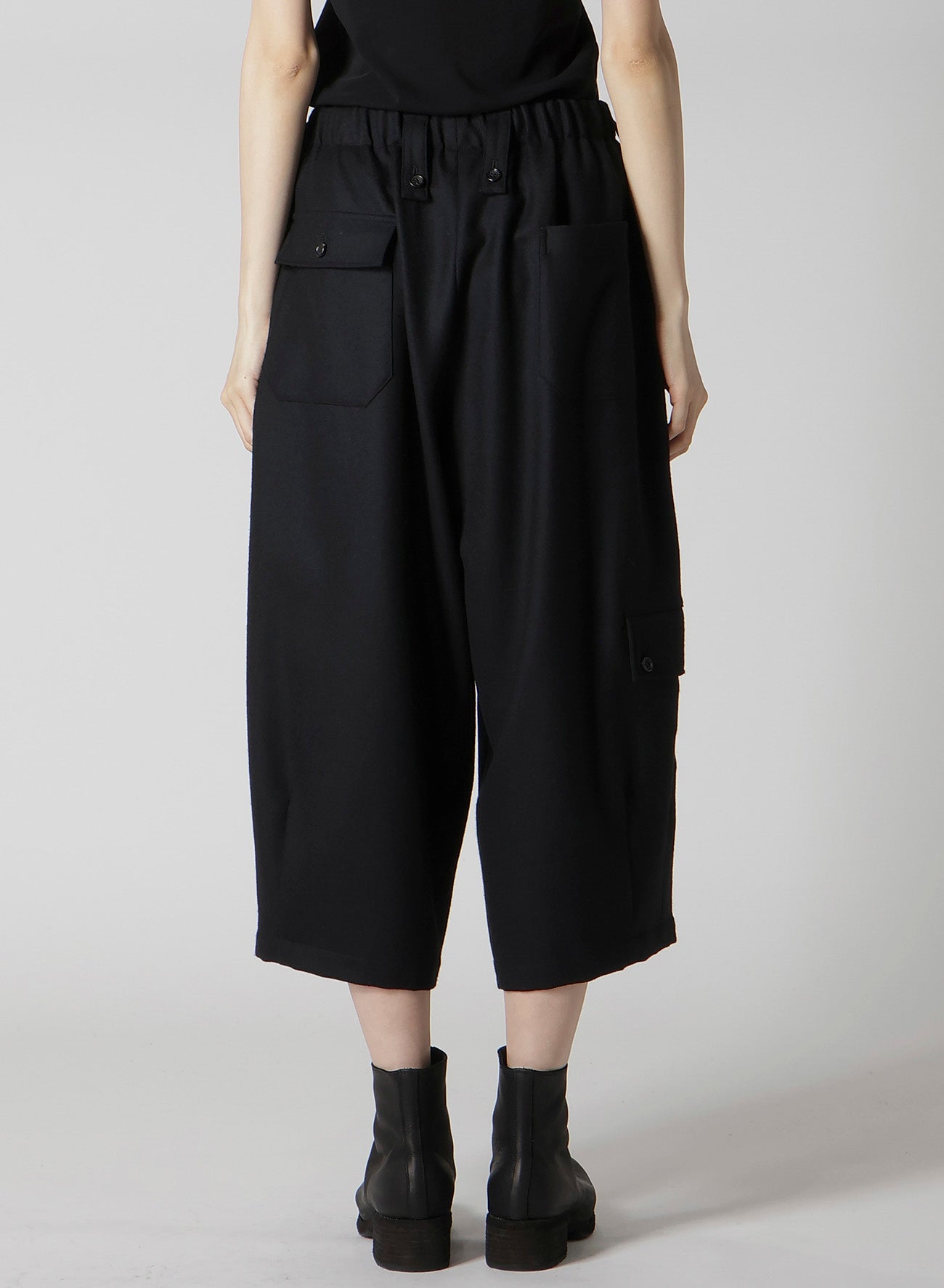 W/SAXONY FLAP D WIDE PANTS