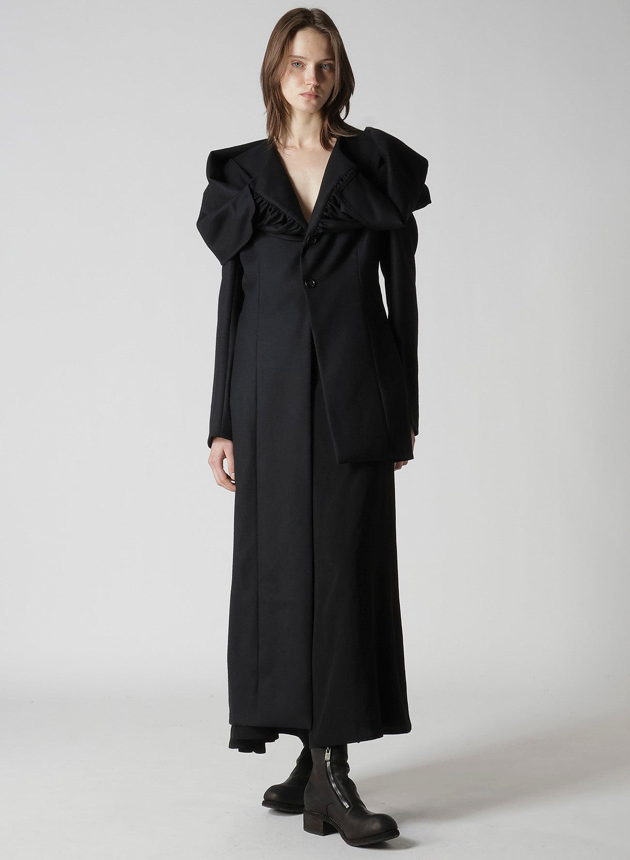 TA/PE CREPE DE CHINE FLARE PANTS