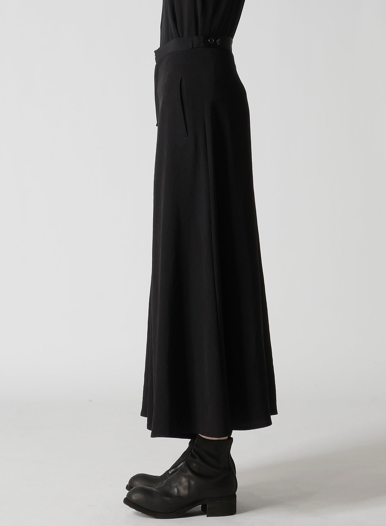 TA/PE CREPE DE CHINE FLARE PANTS