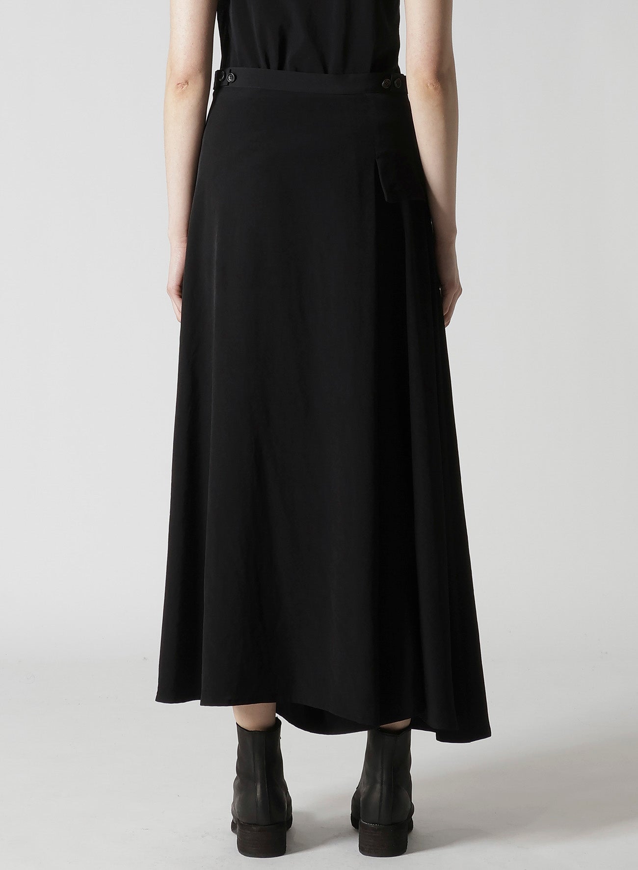 TA/PE CREPE DE CHINE FLARE PANTS
