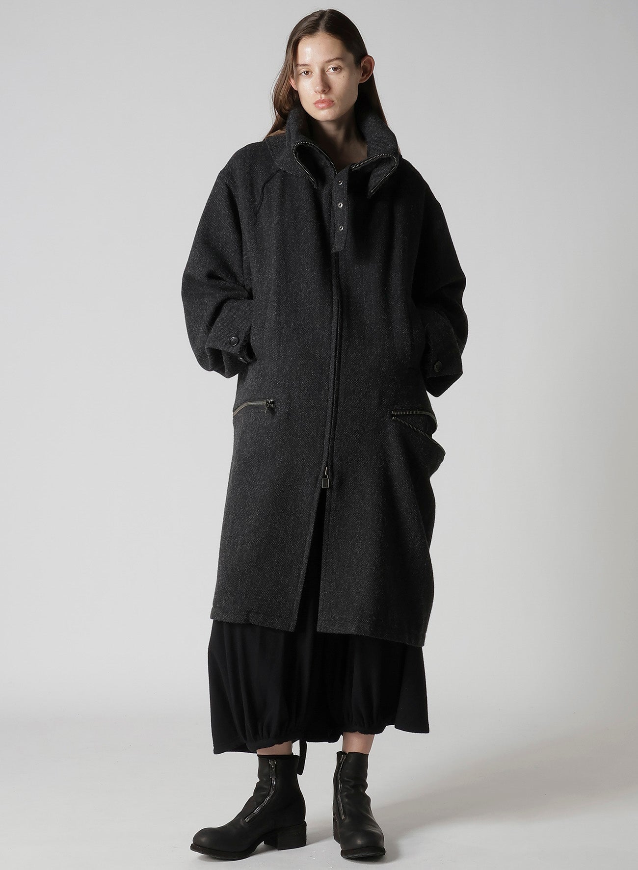 SOFT WOLLEN 1/14 F GATHERED PANTS