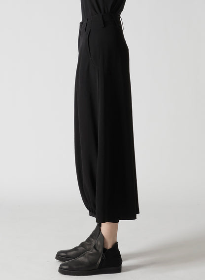 TA/PE CREPE DE CHINE F GATHERED PANTS