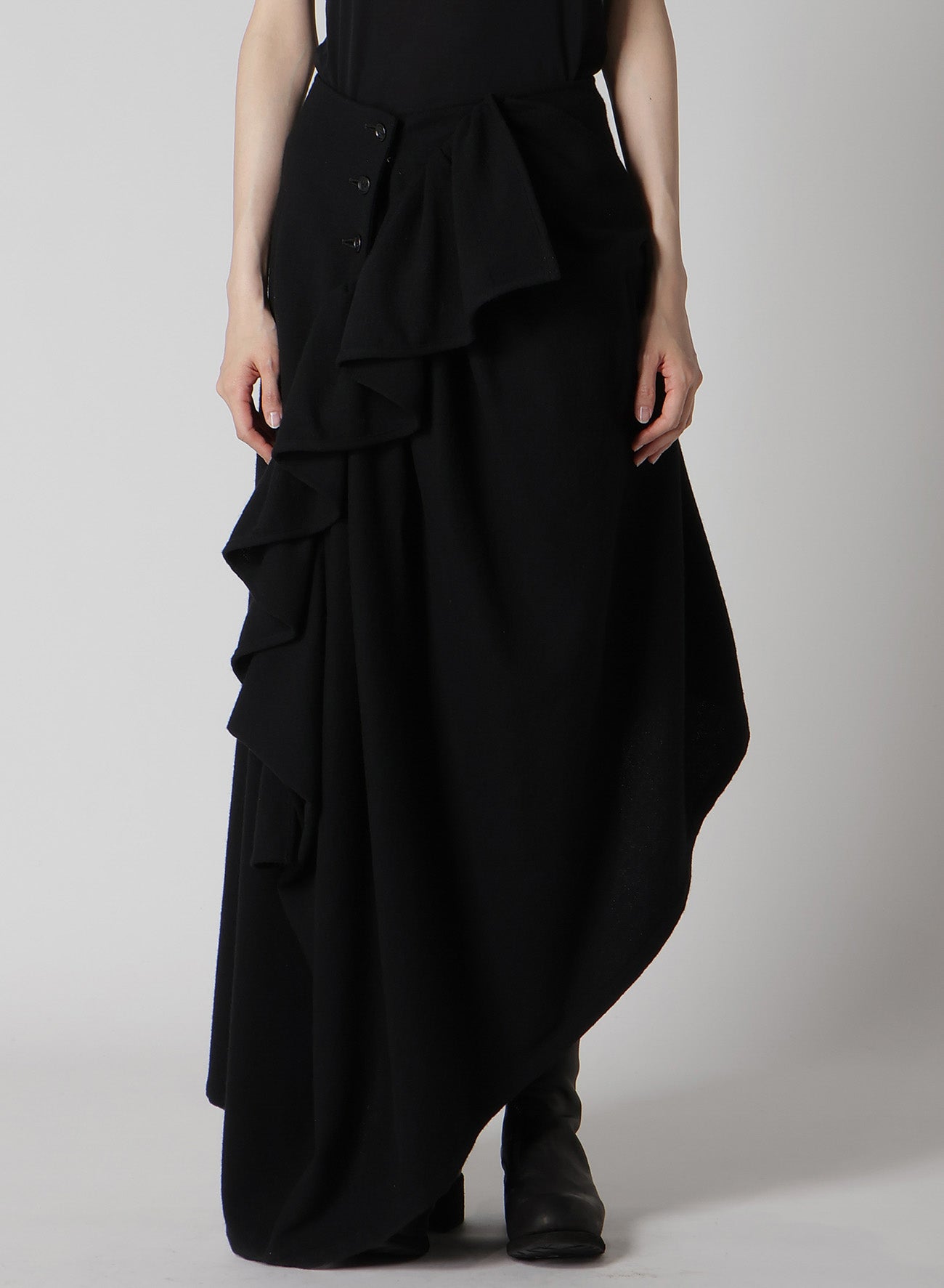 VINTAGE FLANNEL GATHERED SKIRT