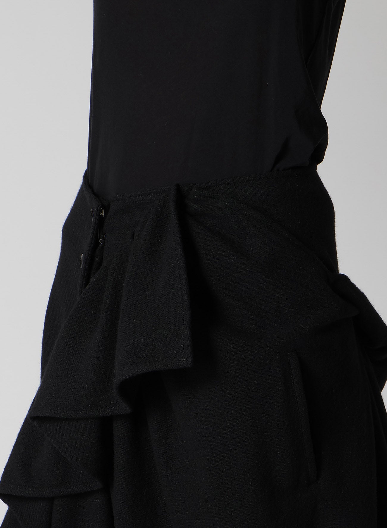 VINTAGE FLANNEL GATHERED SKIRT