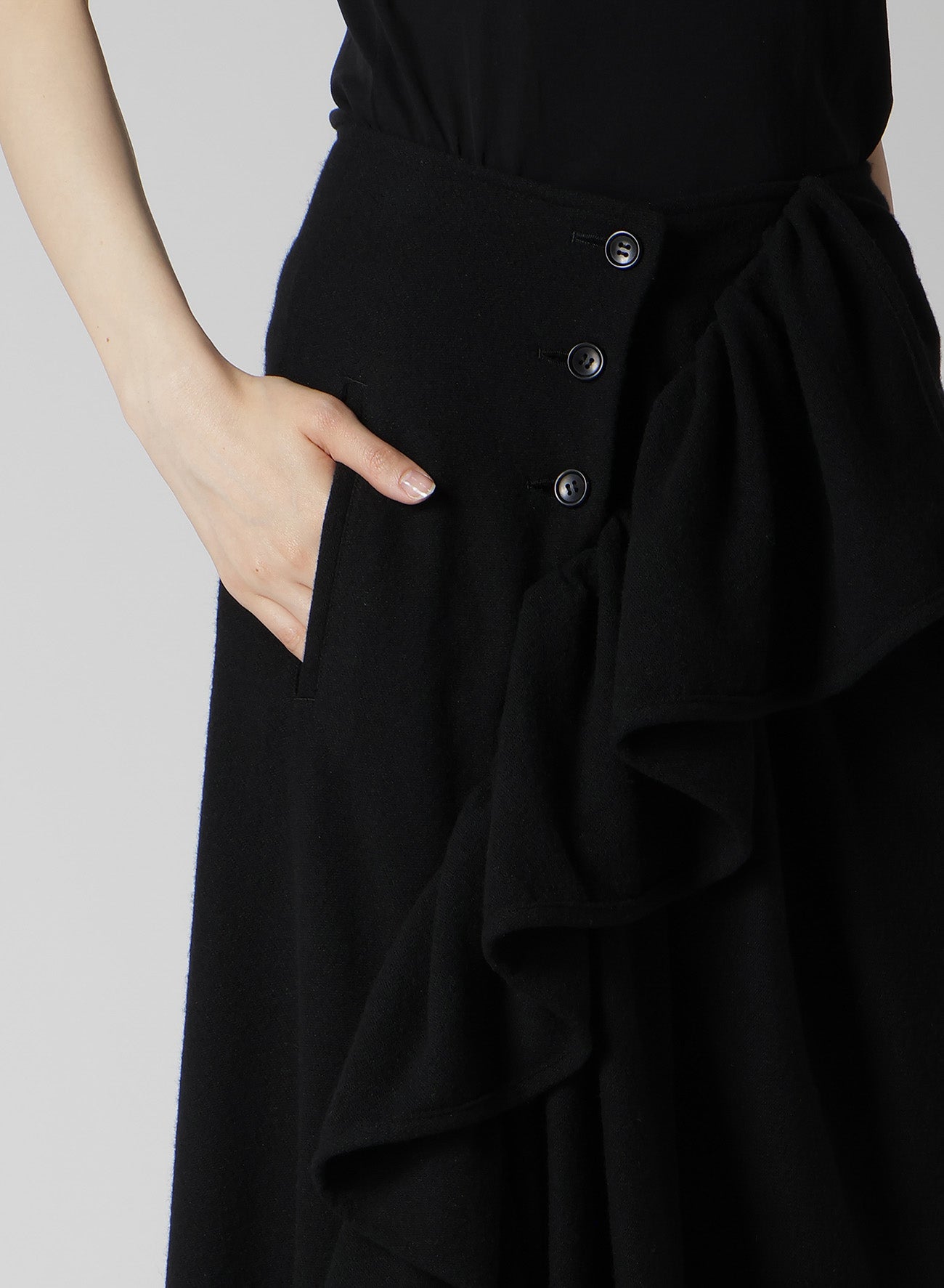 VINTAGE FLANNEL GATHERED SKIRT