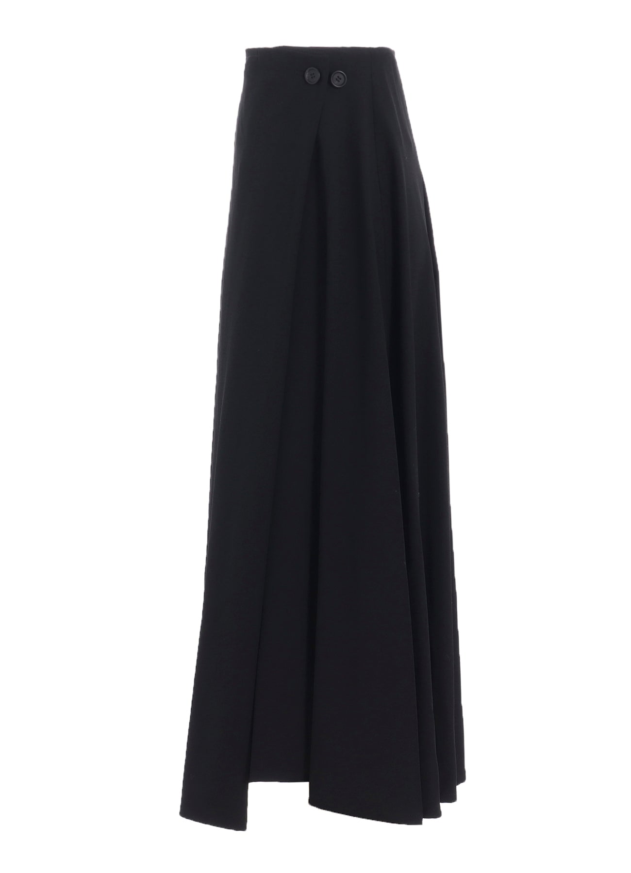 WOOL GABARDINE LONG SKIRT