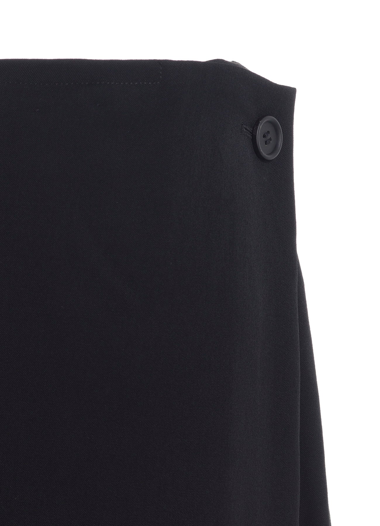 WOOL GABARDINE LONG SKIRT