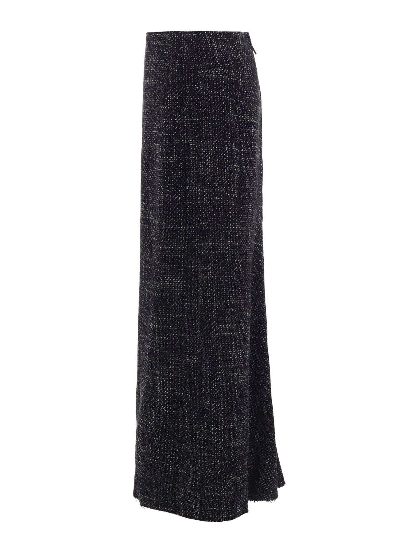 HANDMADE TWEED BACK ZIPPER SKIRT