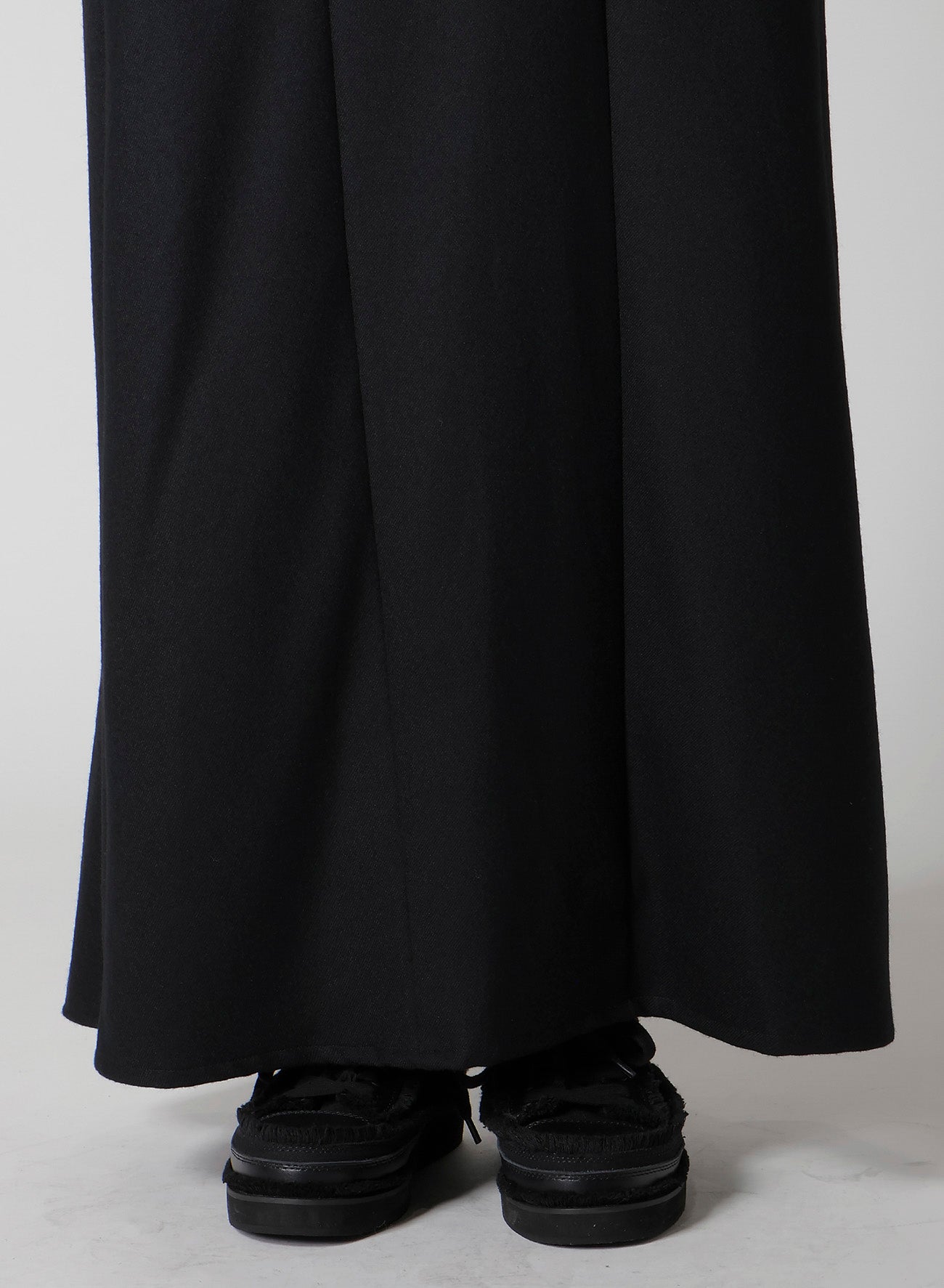W/SAXONY B DRAPED HIGH WAIST SKIRT