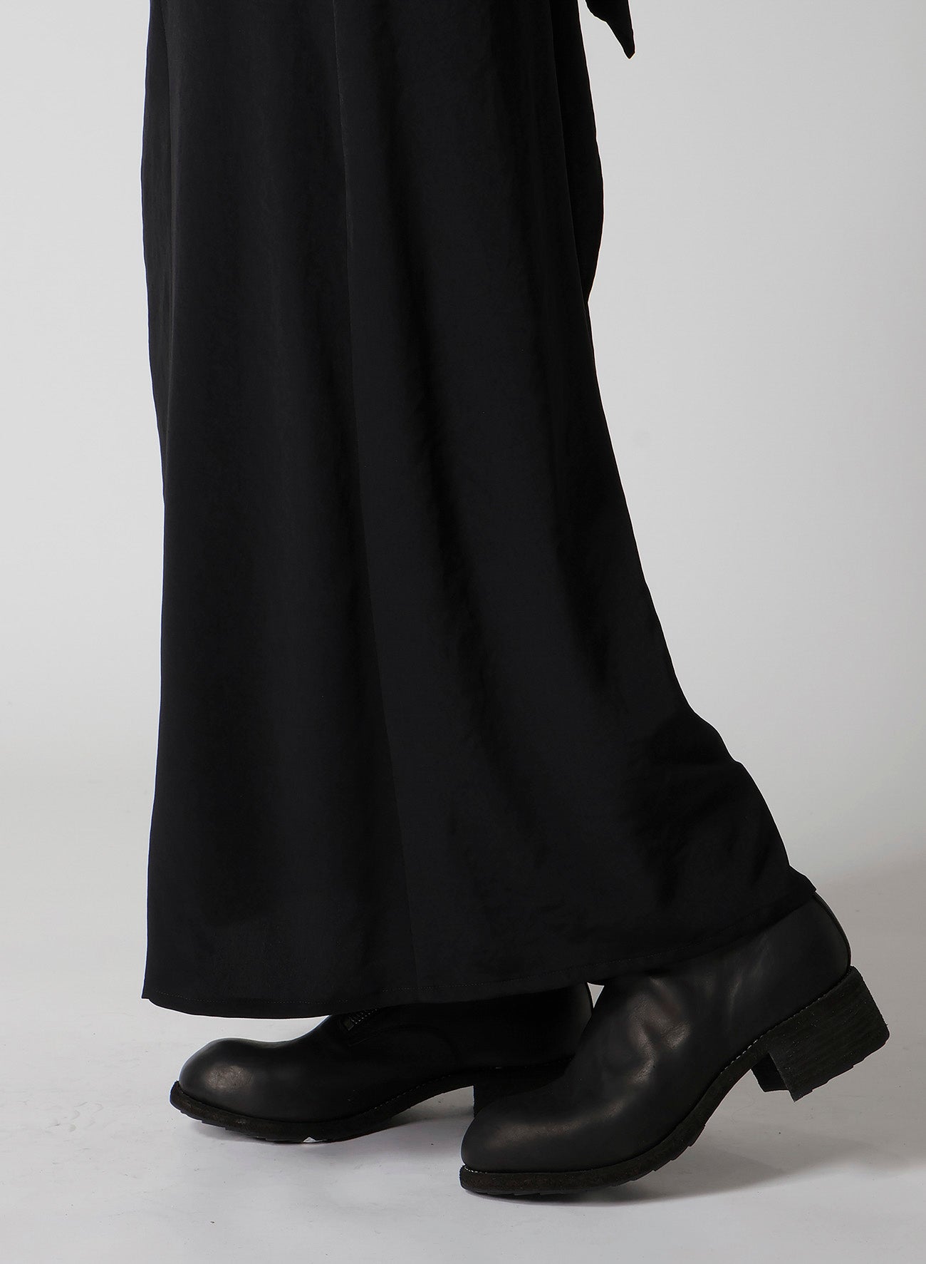 TA/PE CREPE DE CHINE B DRAPED HIGH WAIST SKIRT