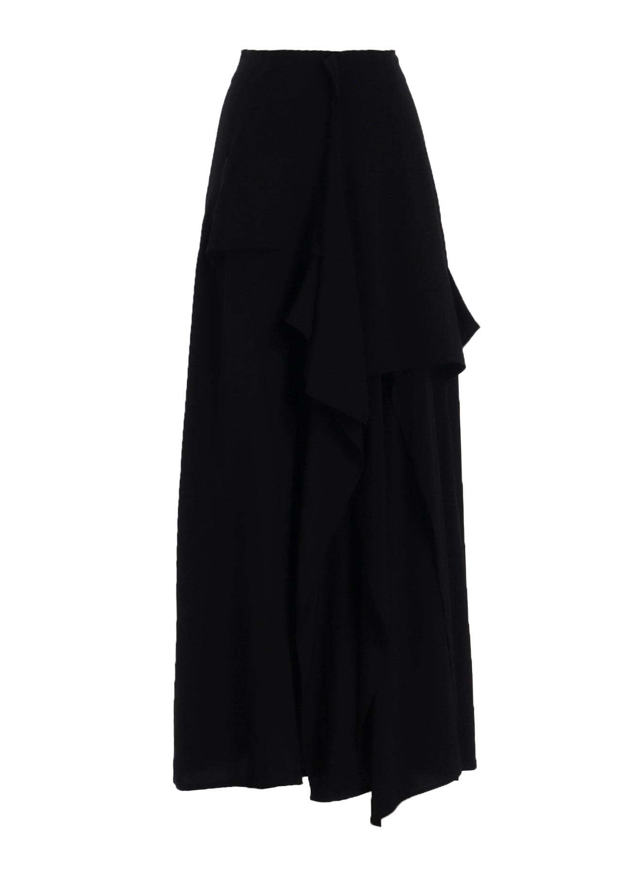 TA/PE CREPE DE CHINE B DRAPED HIGH WAIST SKIRT