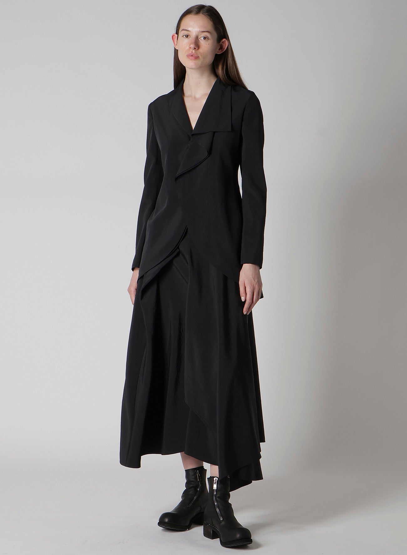 Ny/Si TAFFETA R GATHERED SKIRT