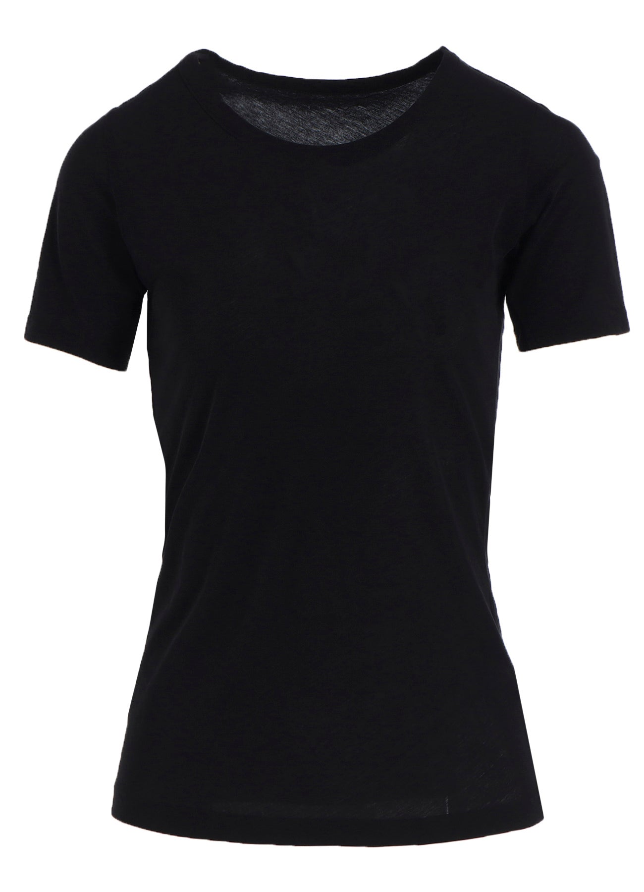 HIGH TWISTED JERSEY SHORT SLV ROUND NECK T