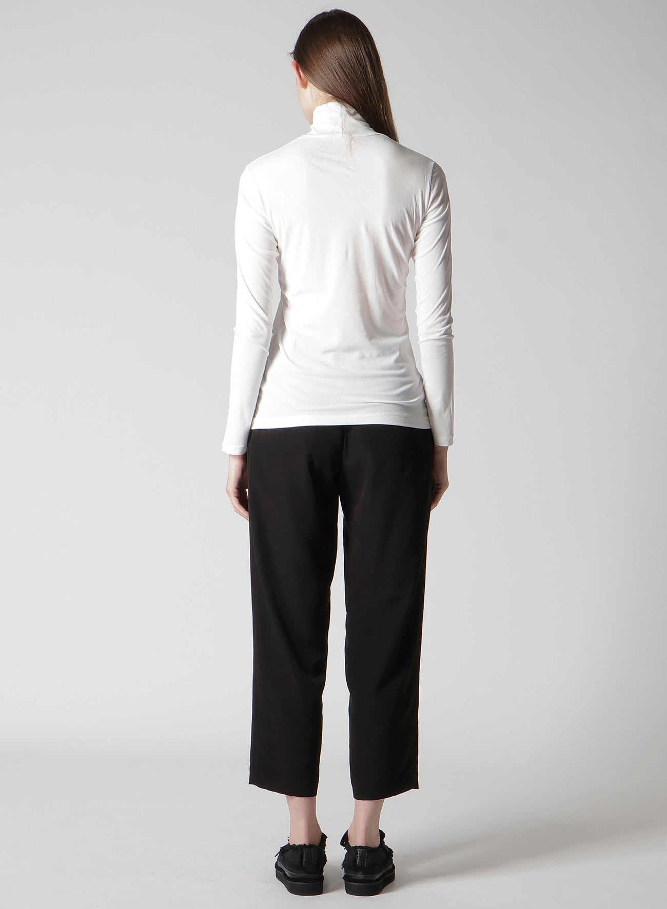 HIGH TWISTED JERSEY LONG SLV TURTLE NECK PO