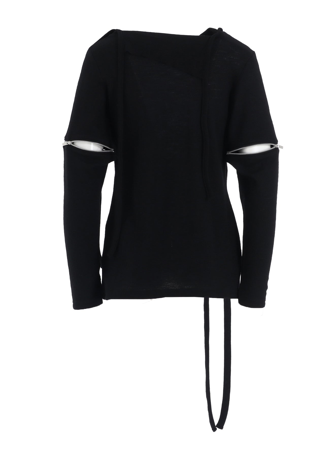 WOOL LIGHT MILLING SINGLE ZIP SLV STRAP PO