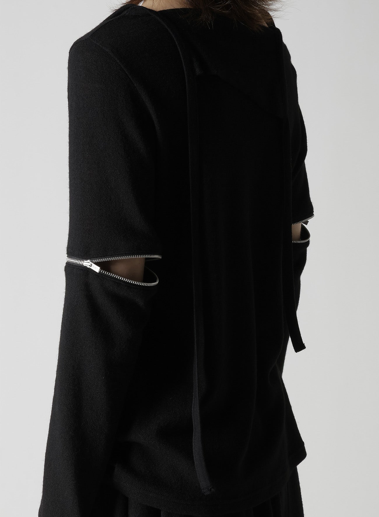 WOOL LIGHT MILLING SINGLE ZIP SLV STRAP PO