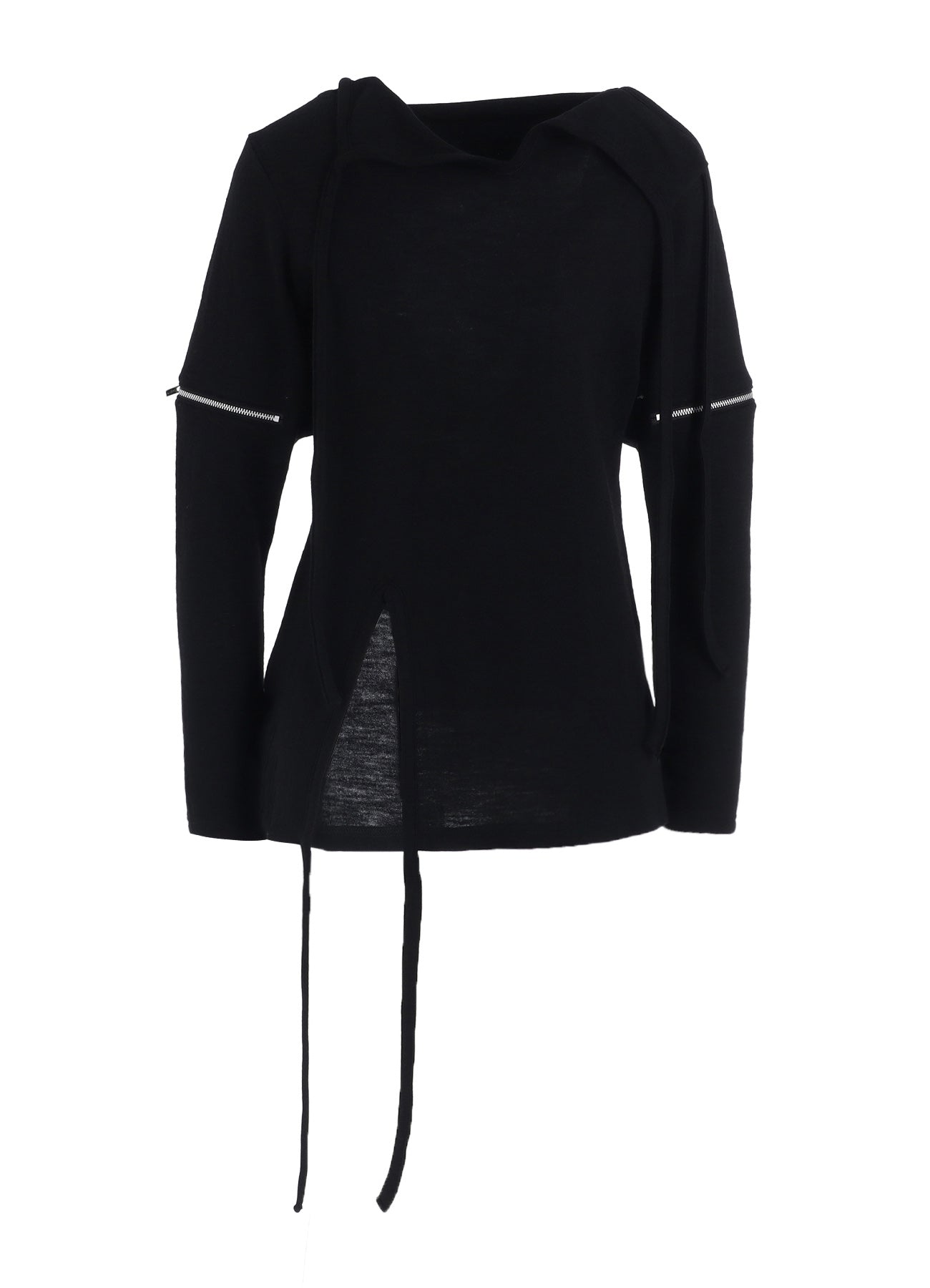 WOOL LIGHT MILLING SINGLE ZIP SLV STRAP PO