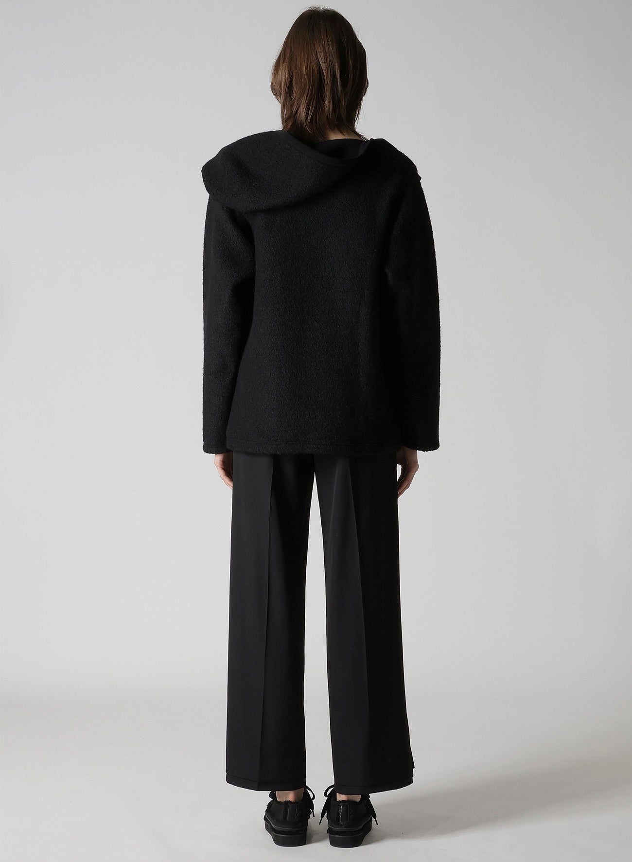 WOOL SHEEP PILE HOODIE PO