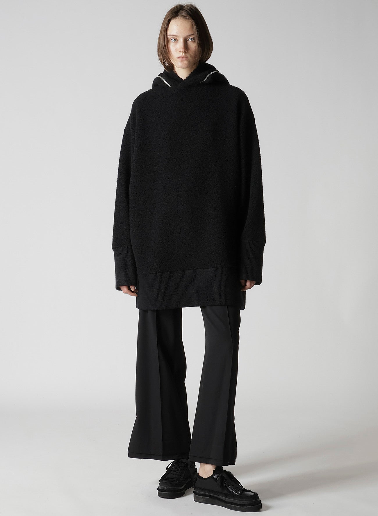 SHEEP PILE ZIP HOOD PO