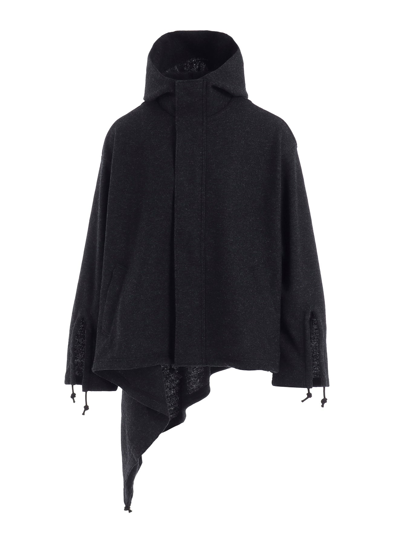 WOOLEN SINGLE JERSEY GATHERED PO B