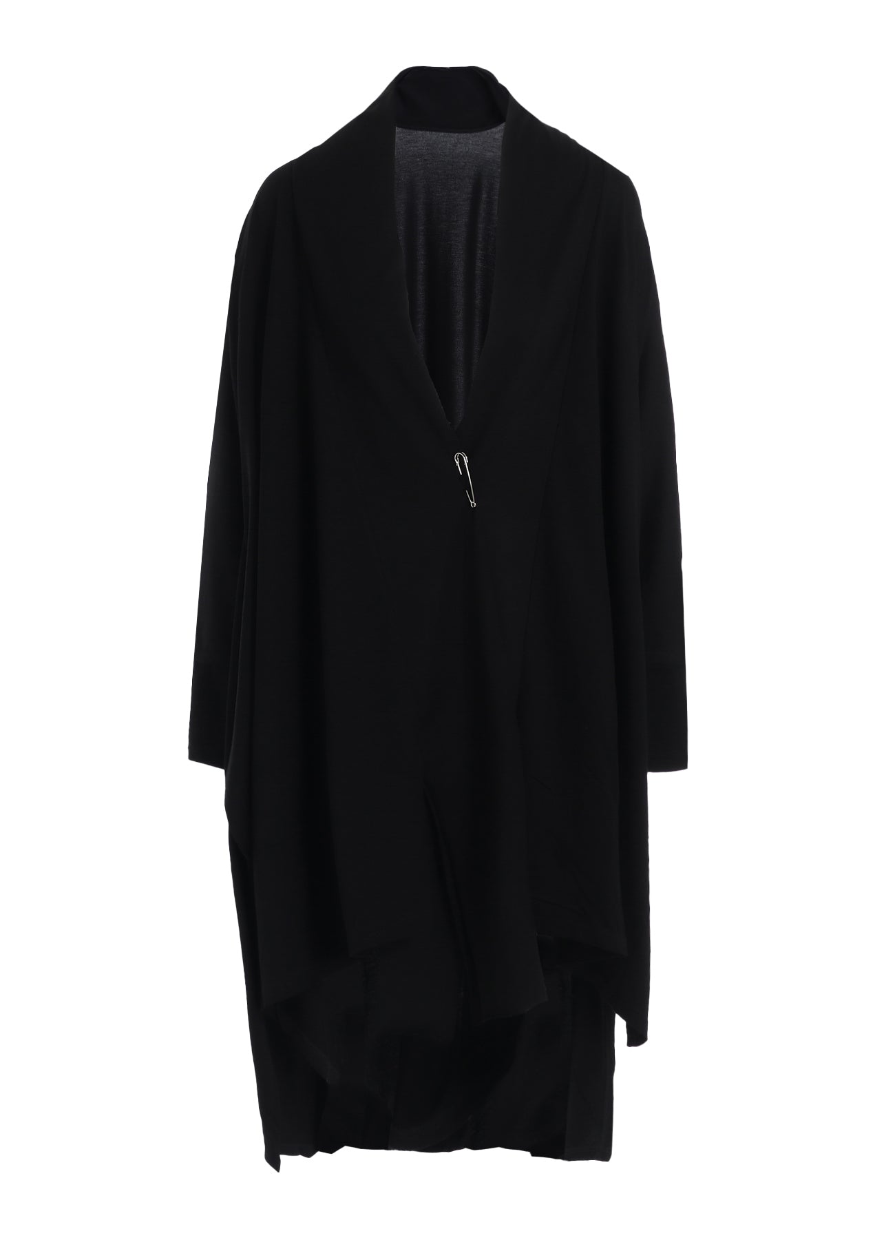 COTTON SINGLE JERSEY LONG CARDIGAN