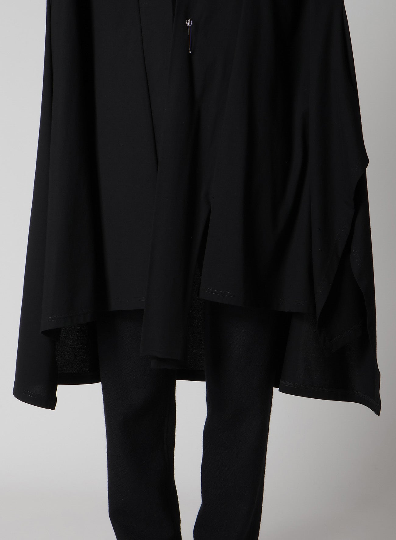 COTTON SINGLE JERSEY LONG CARDIGAN