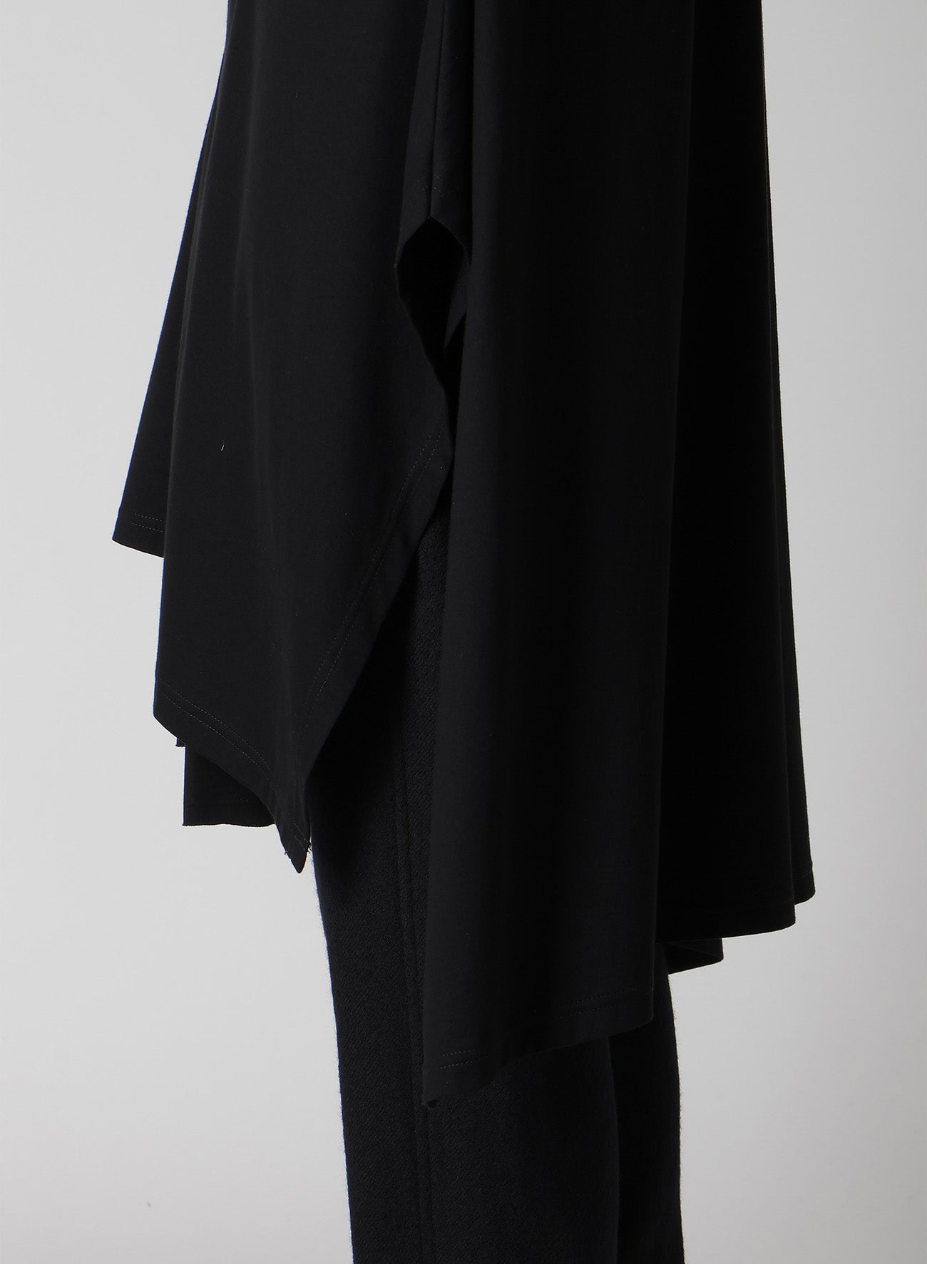 COTTON SINGLE JERSEY LONG CARDIGAN