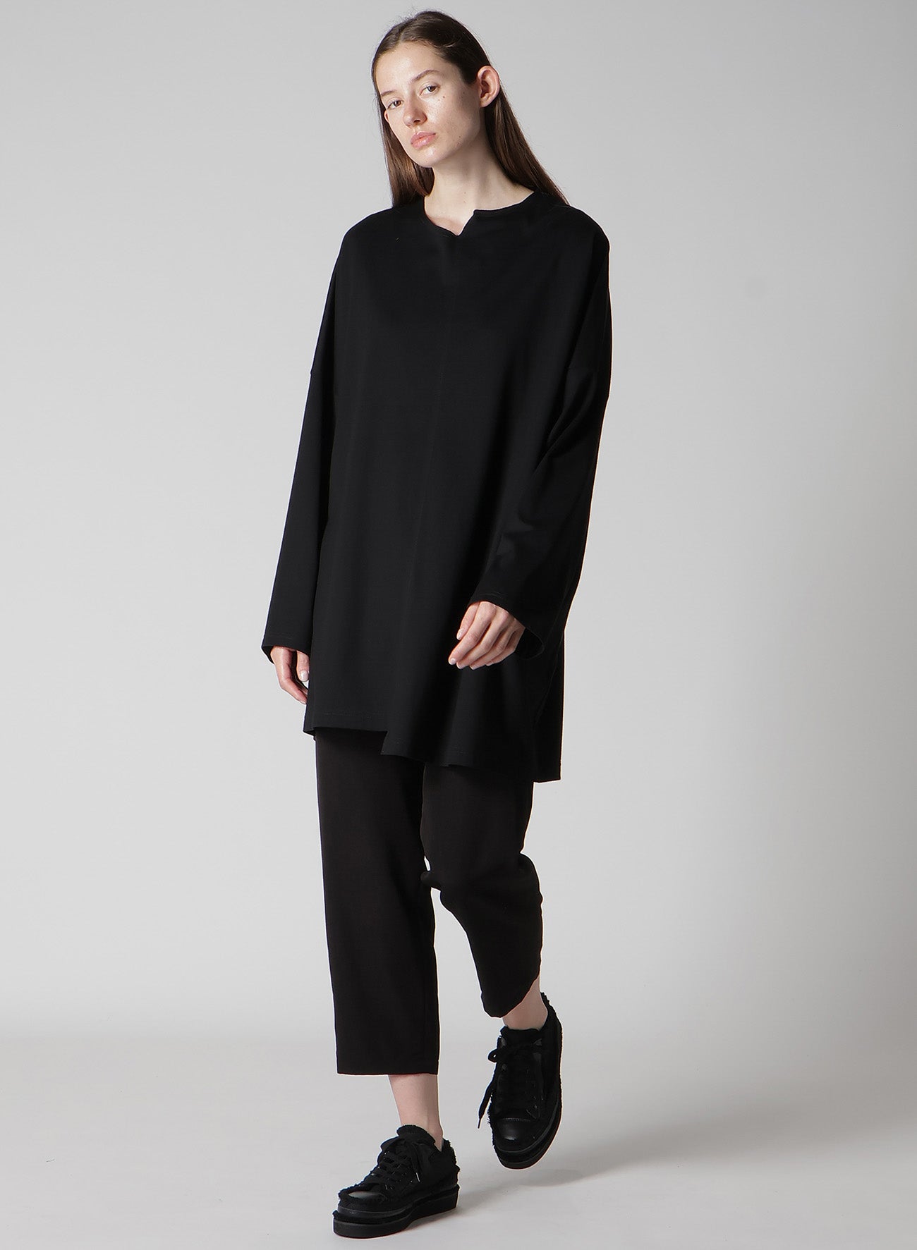 COTTON SINGLE JERSEY PANELED PO