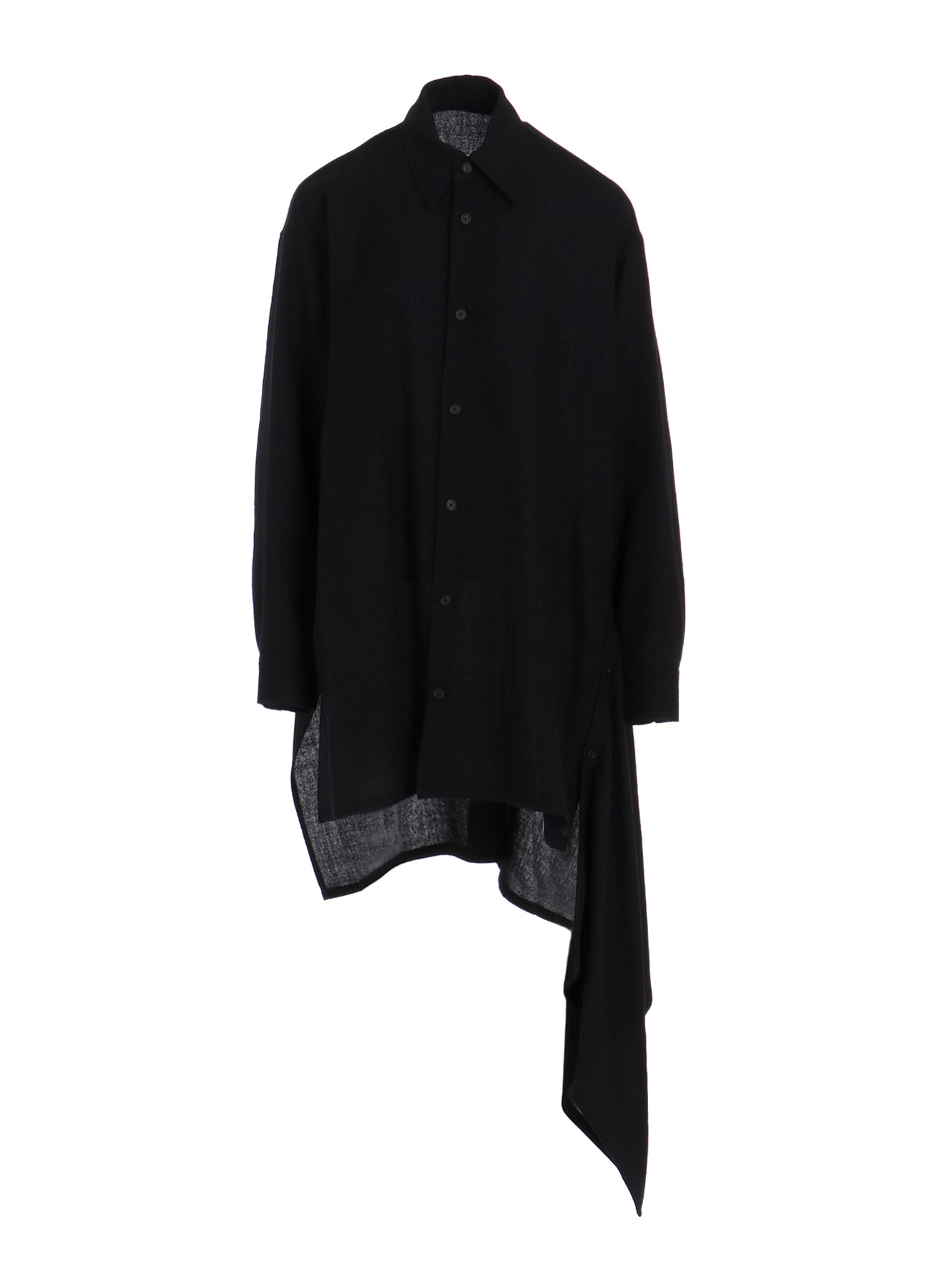 WOOL VIYELLA ADJUSTABLE BLOUSE