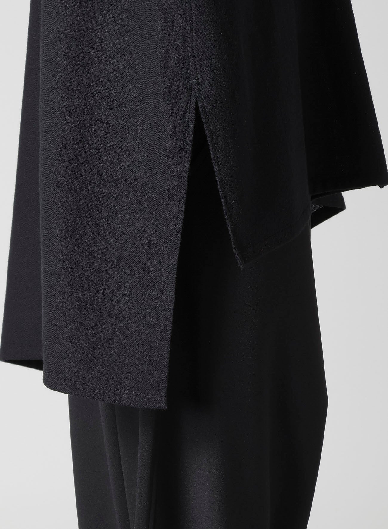 WOOL VIYELLA ADJUSTABLE BLOUSE