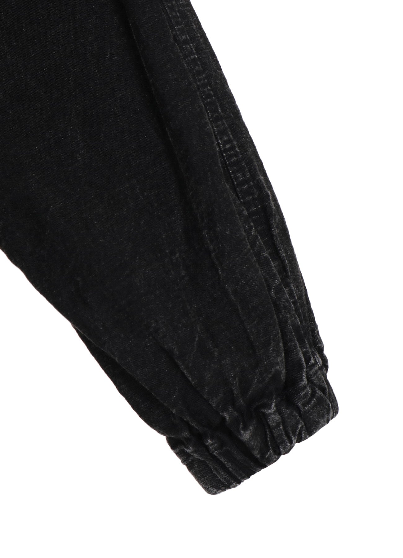 PERMANGANATE BLEACHED DENIM DOLMAN SLV COAT